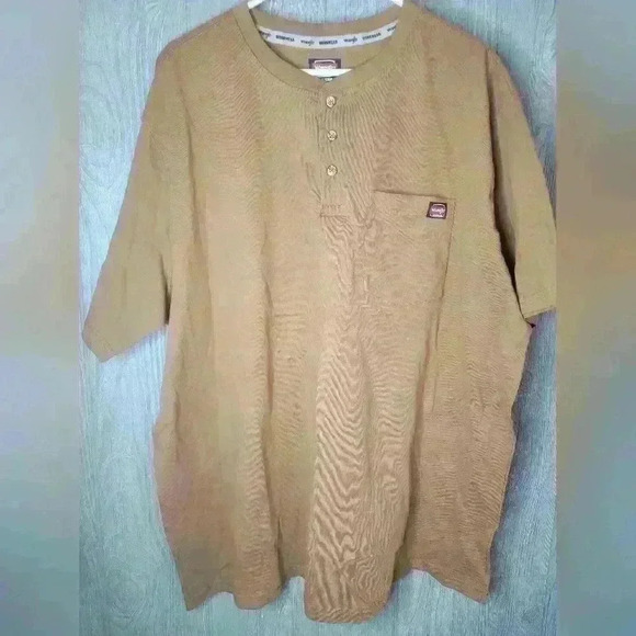 Mens Wrangler workwear burnt orange t-shirt size 2XL 100% cotton. - Picture 1 of 4